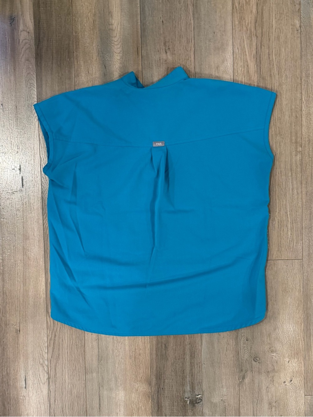 Figs Scrub Set Rafaela Top & Zamora Bottoms - Teal Blue - Picture 3 of 14